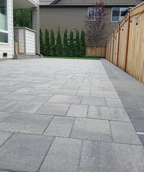 Luxury Backyard Renovation with Paver Patio & Fountains in Sea Tac 